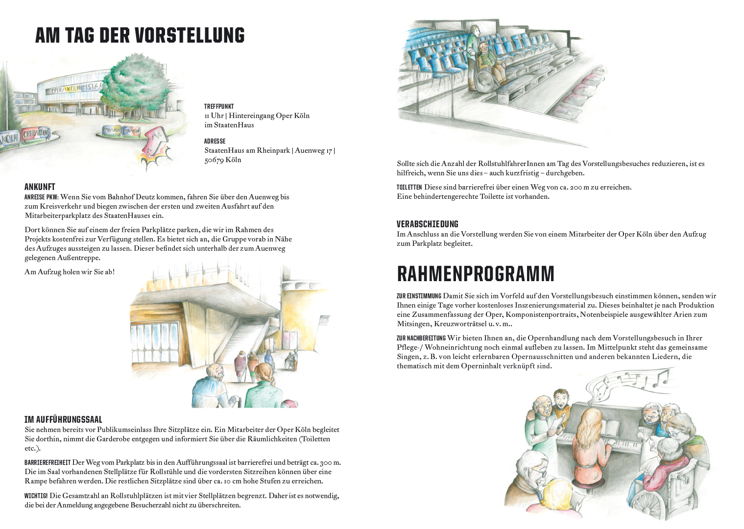 Informationsblatt zum Opernbesuch für Demenzgruppen