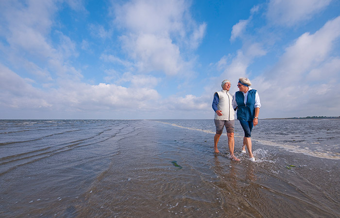 Wanderinnen im Wattenmeer