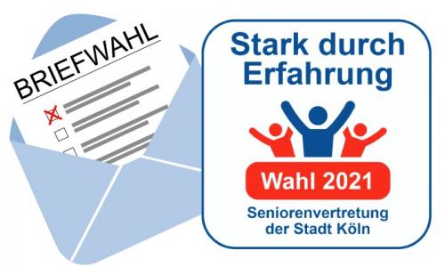 Grafik: Logo Wahl der Seniorenvertretung Köln &#40;SVK&#41; 2021, Pixabay