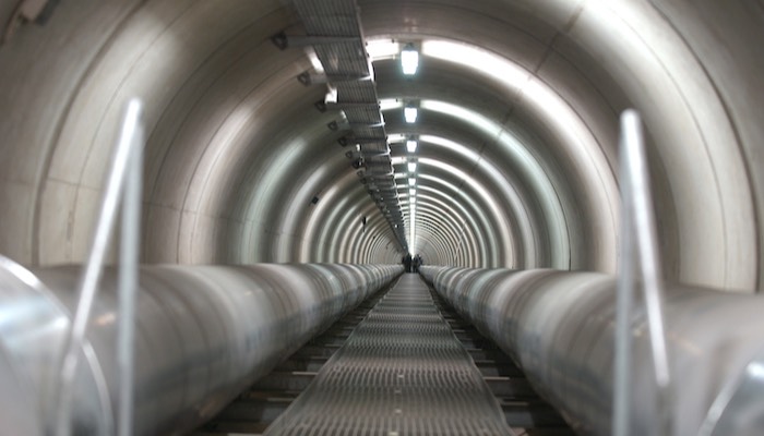 Der Fernwärmetunnel verbindet die Leitungsnetze zwischen den beiden Rheinseiten. Foto: RheinEnergie