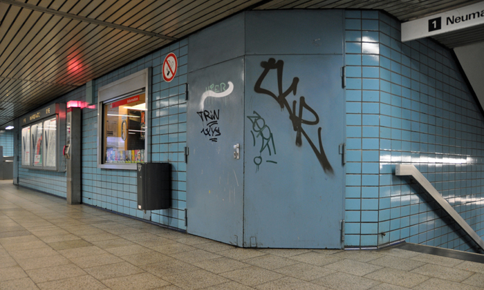 Der U-Bahnhof Kalk Post birgt ein Geheimnis. Foto: Katharina Grünwald