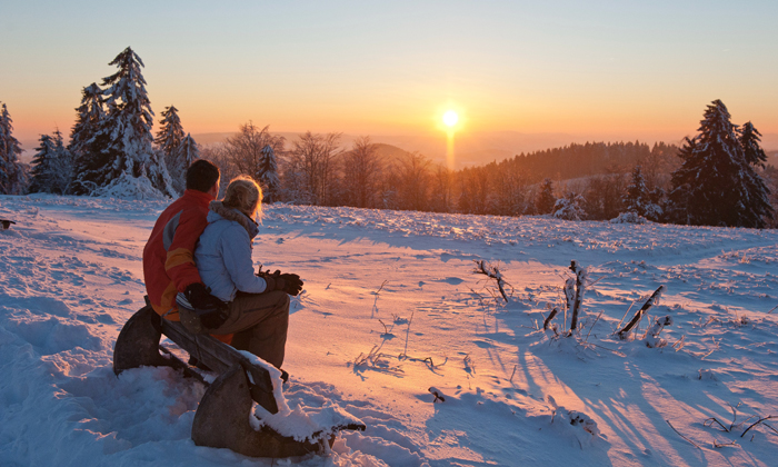 Ausklang eines wunderbaren Wandertages. Foto: otos: Schmallenberger Sauerland Tourismus / Klaus-Peter Kappest