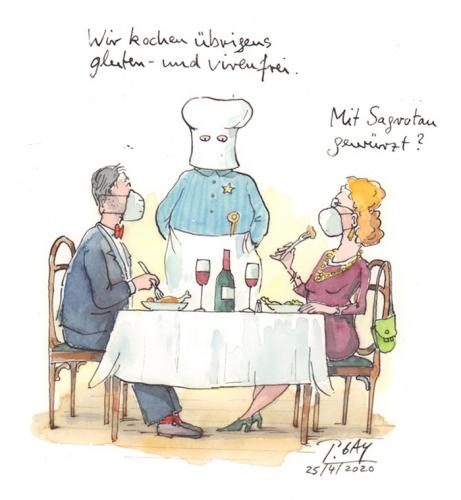 Bild: Cartoon aus dem Buch „Typisch Corona!“ © Peter Gaymann